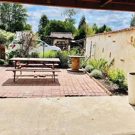 Espace Detente A Avec Vue Sur Jardin Chalet Favieres (Somme)